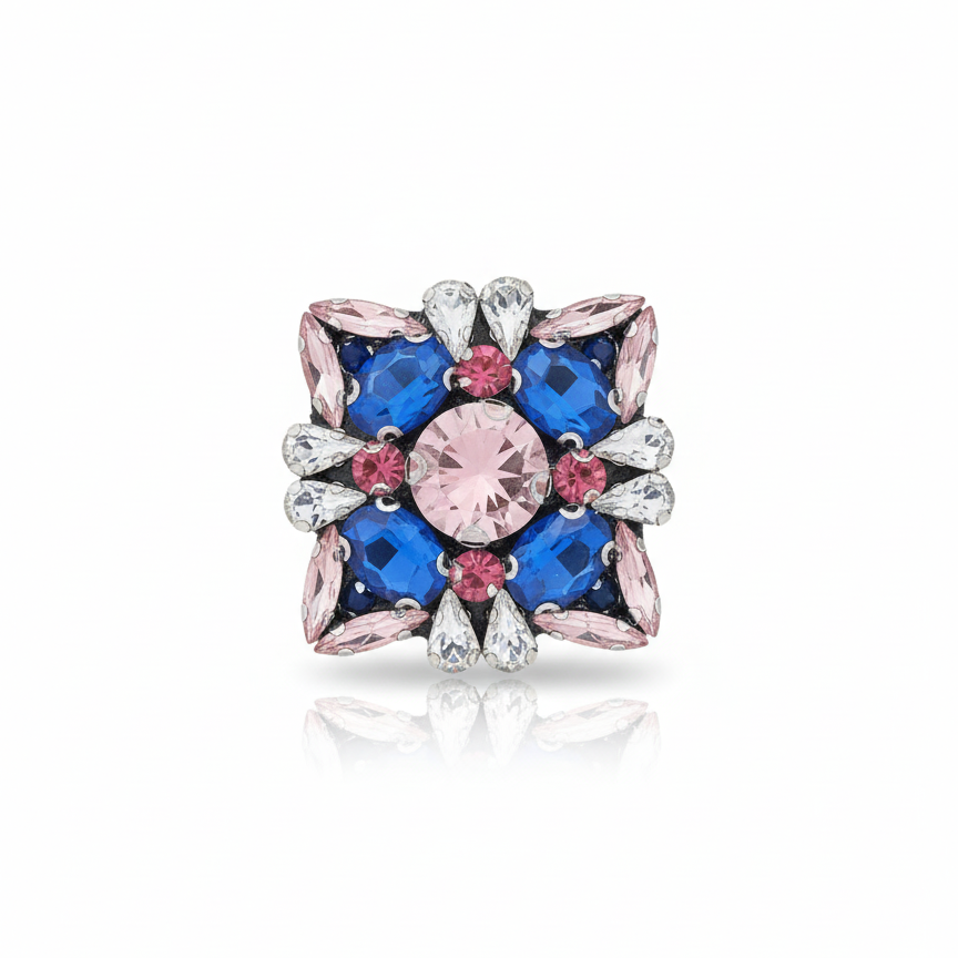 Jewels Squared Blue