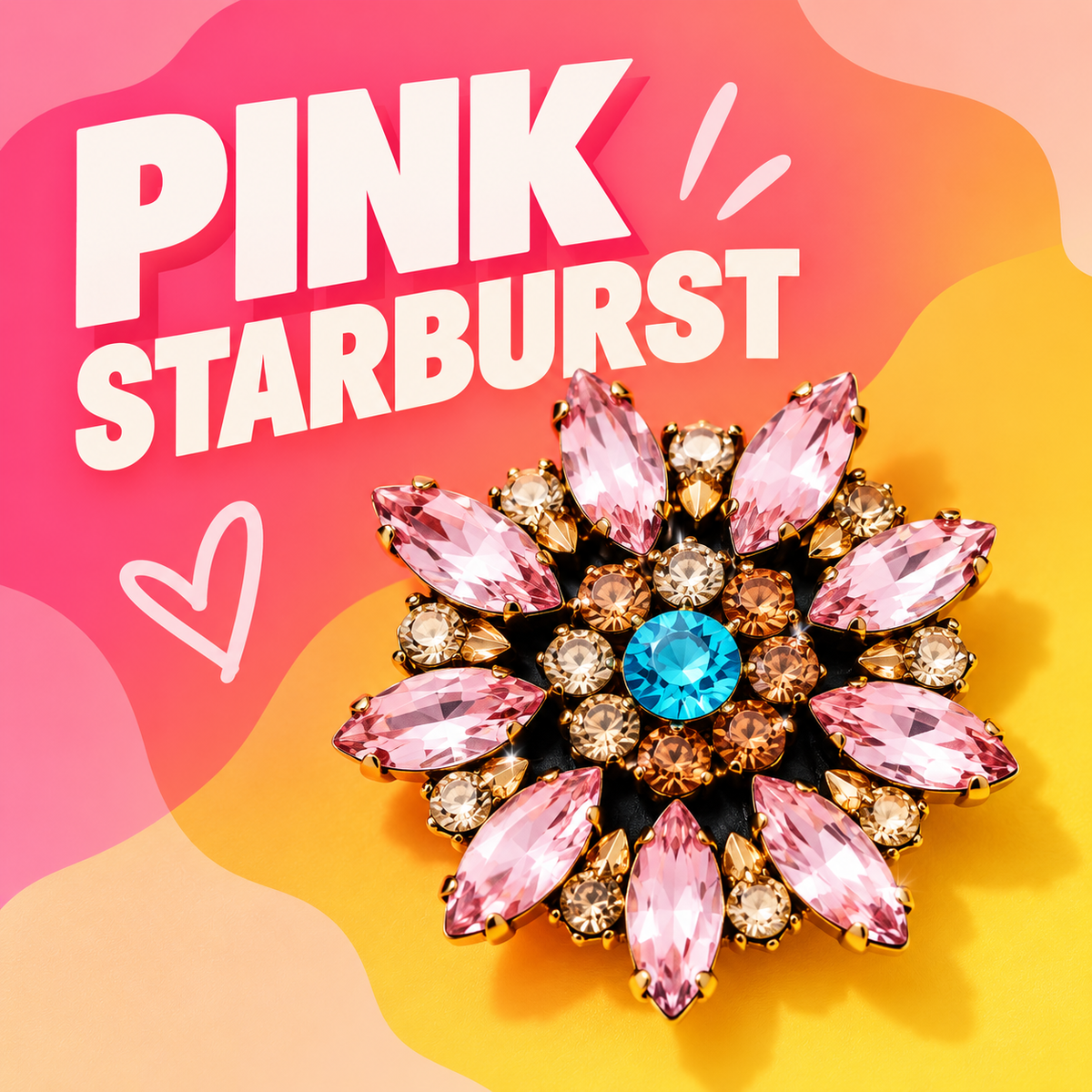 Sparkling Pink Starburst